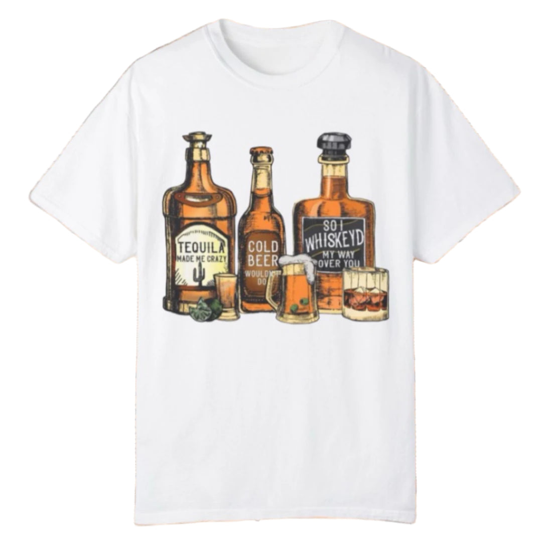 Western Alcohol Tee - Southern Obsession Co.
