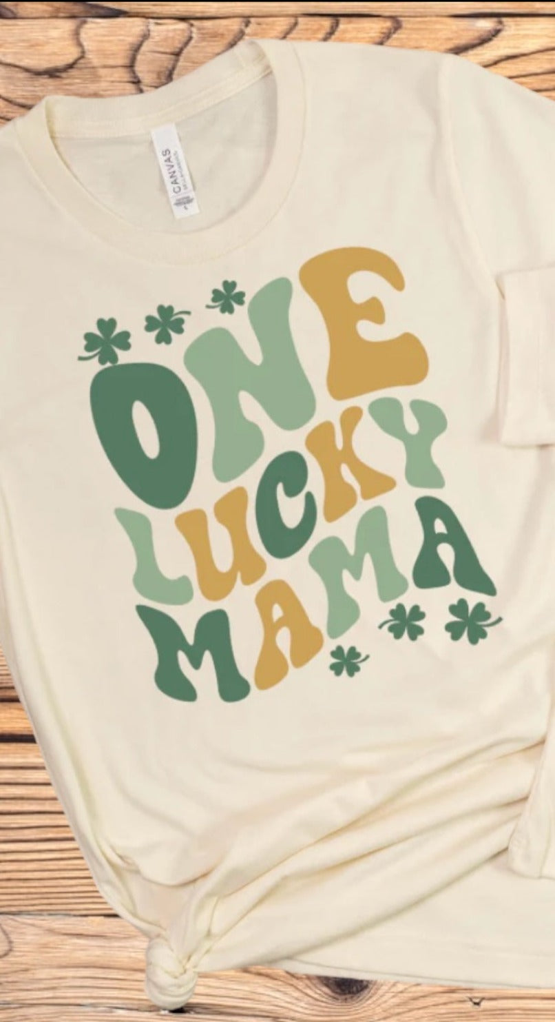 One Lucky Mama Tee - Southern Obsession Co.