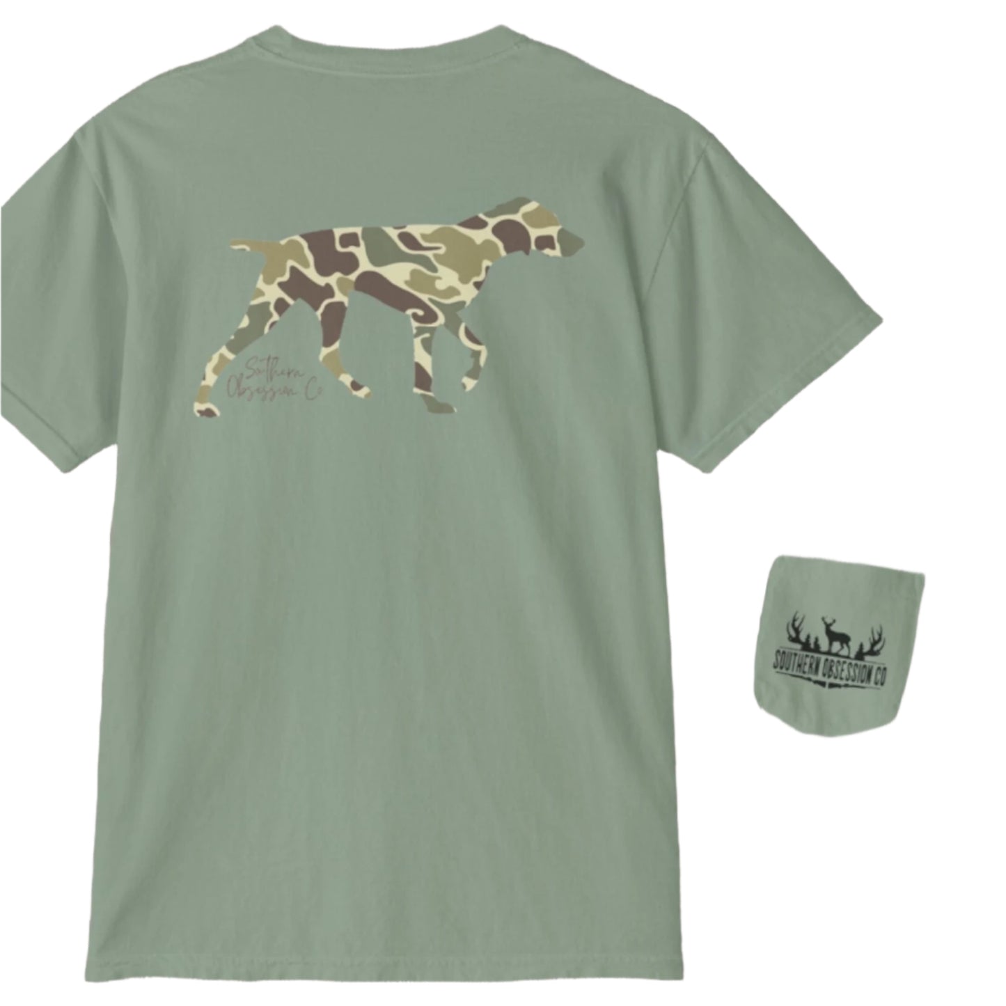 Camo Pointer Tee - Southern Obsession Co.
