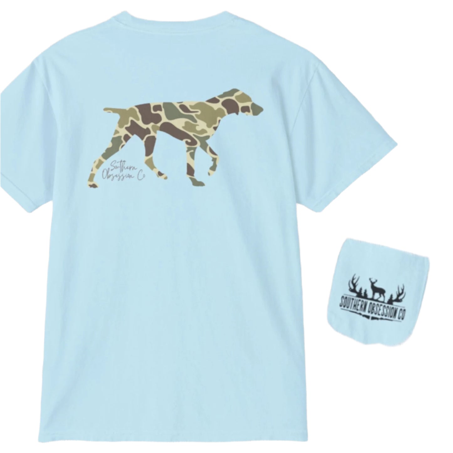 Camo Pointer Tee - Southern Obsession Co.