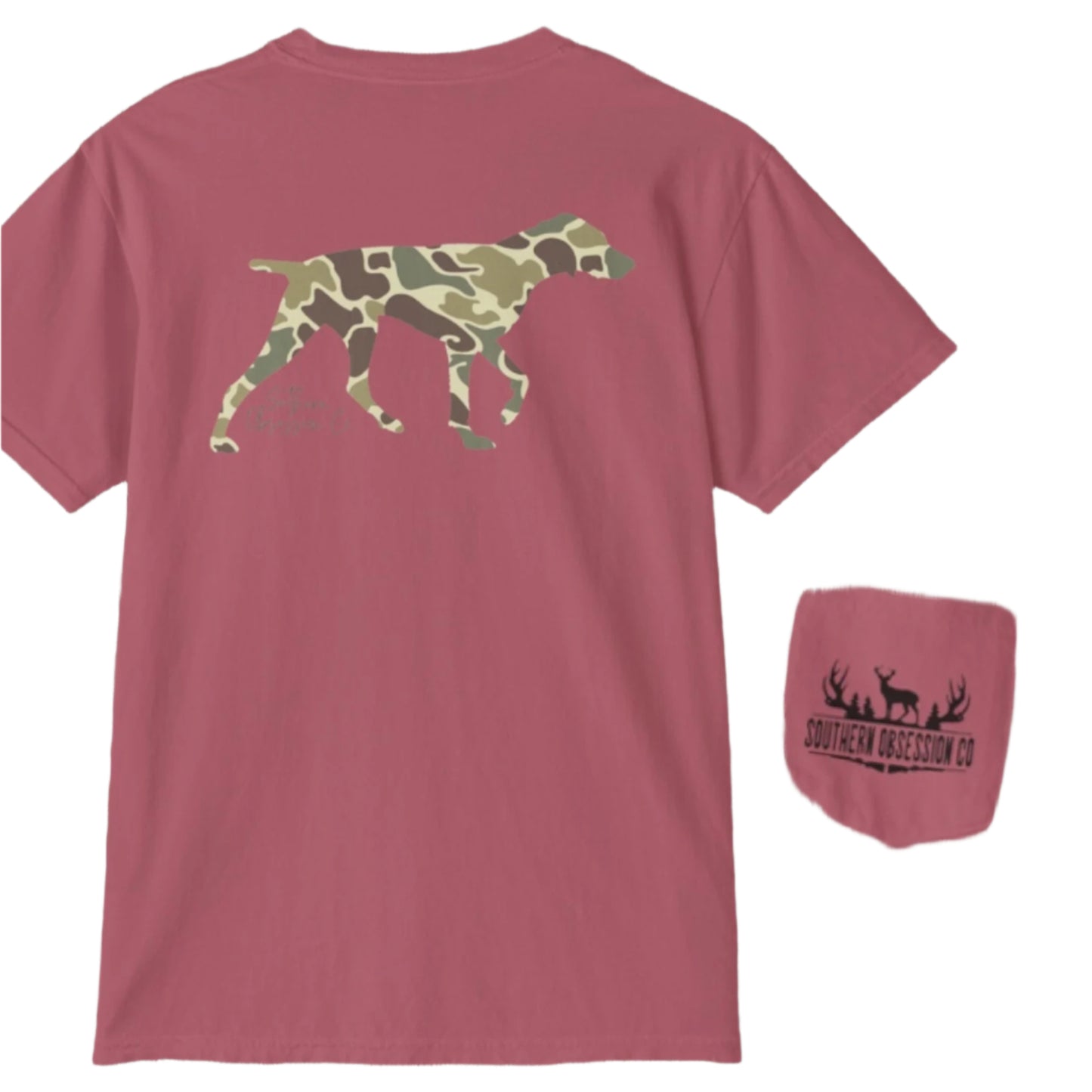 Camo Pointer Tee - Southern Obsession Co.