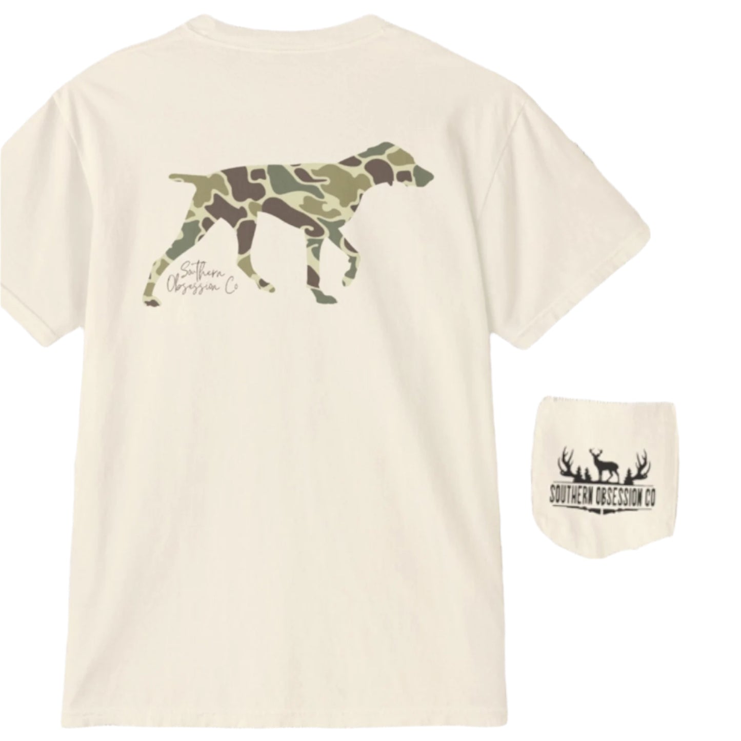 Camo Pointer Tee - Southern Obsession Co.