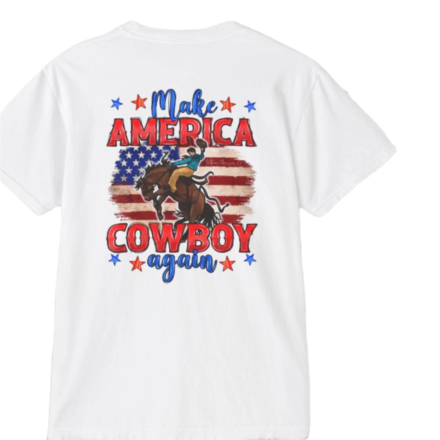 America Cowboy Tee - Southern Obsession Co.