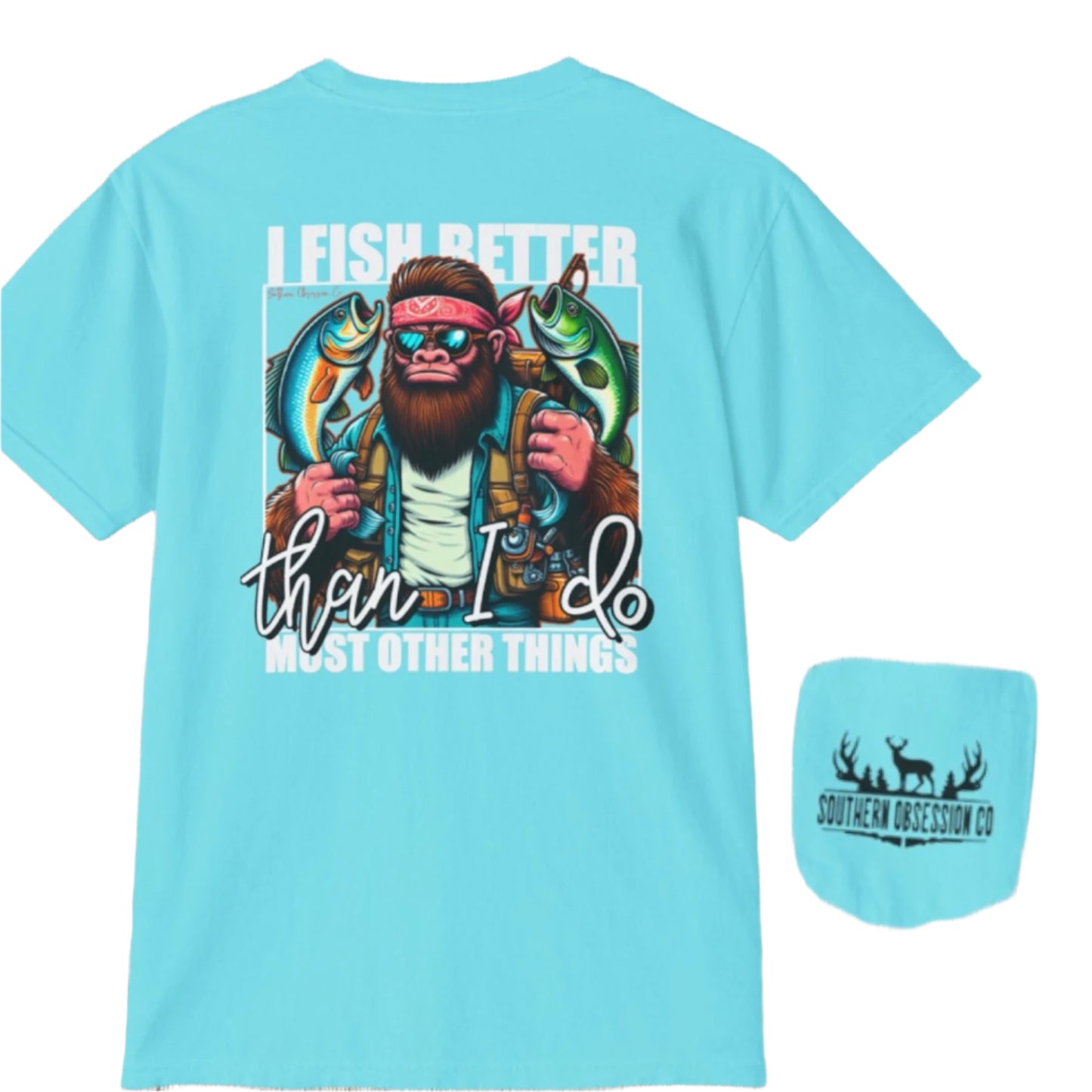 Big Foot Fishin Tee - Southern Obsession Co.
