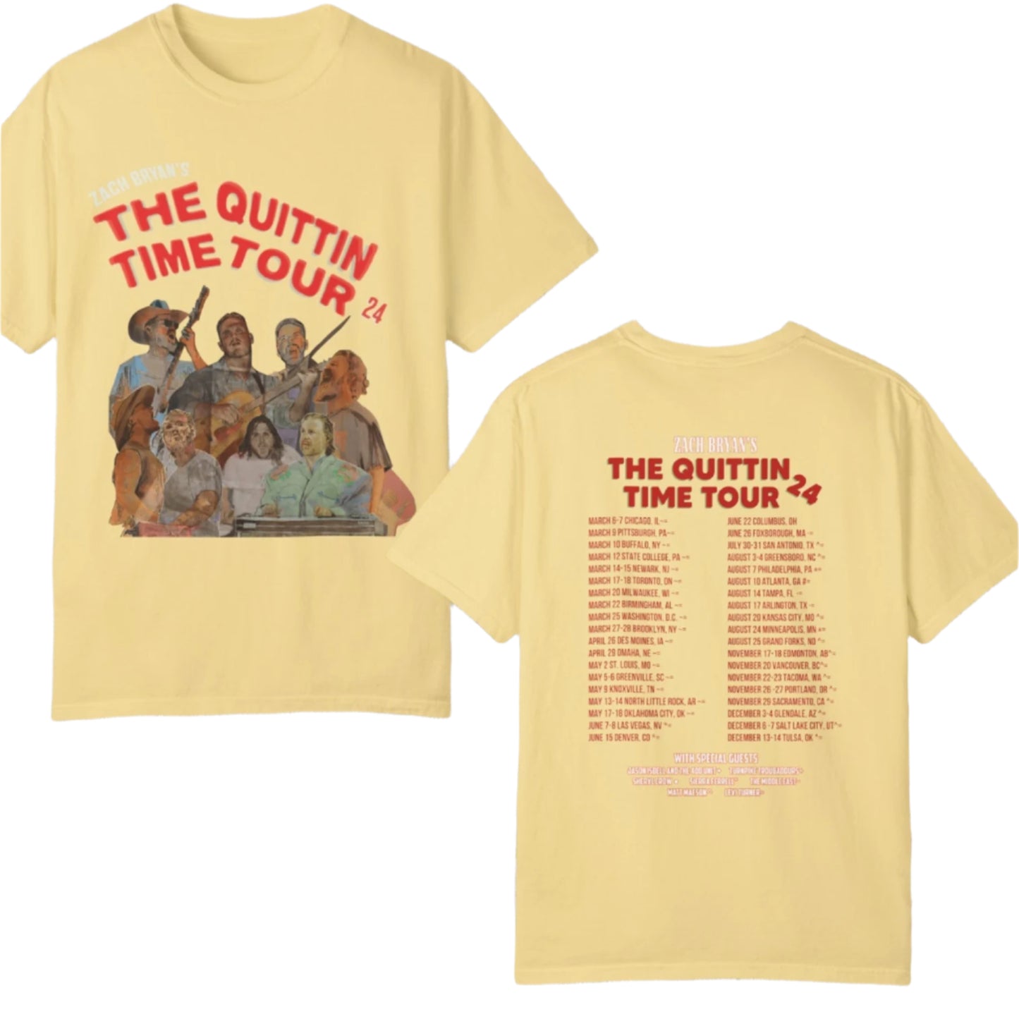 The Quittin Time Tour Tee - Southern Obsession Co.