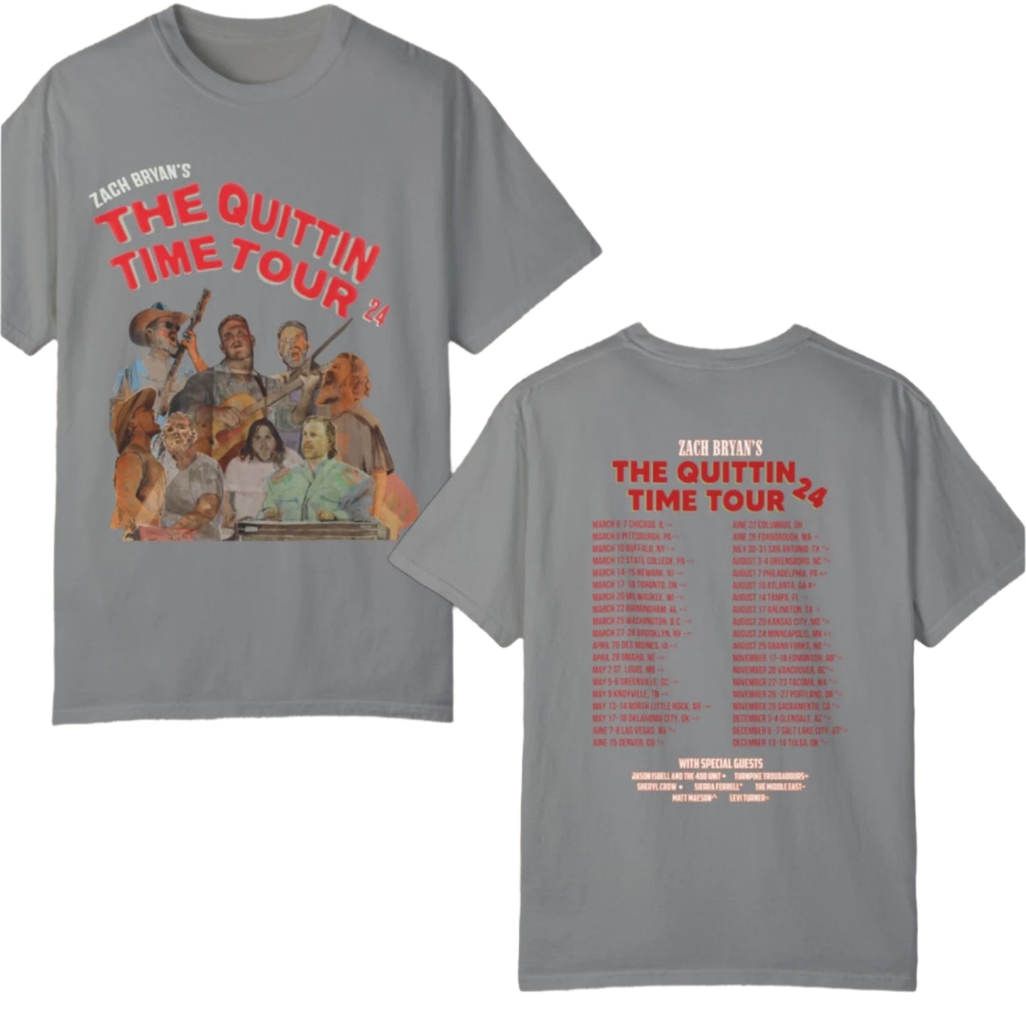 The Quittin Time Tour Tee - Southern Obsession Co.