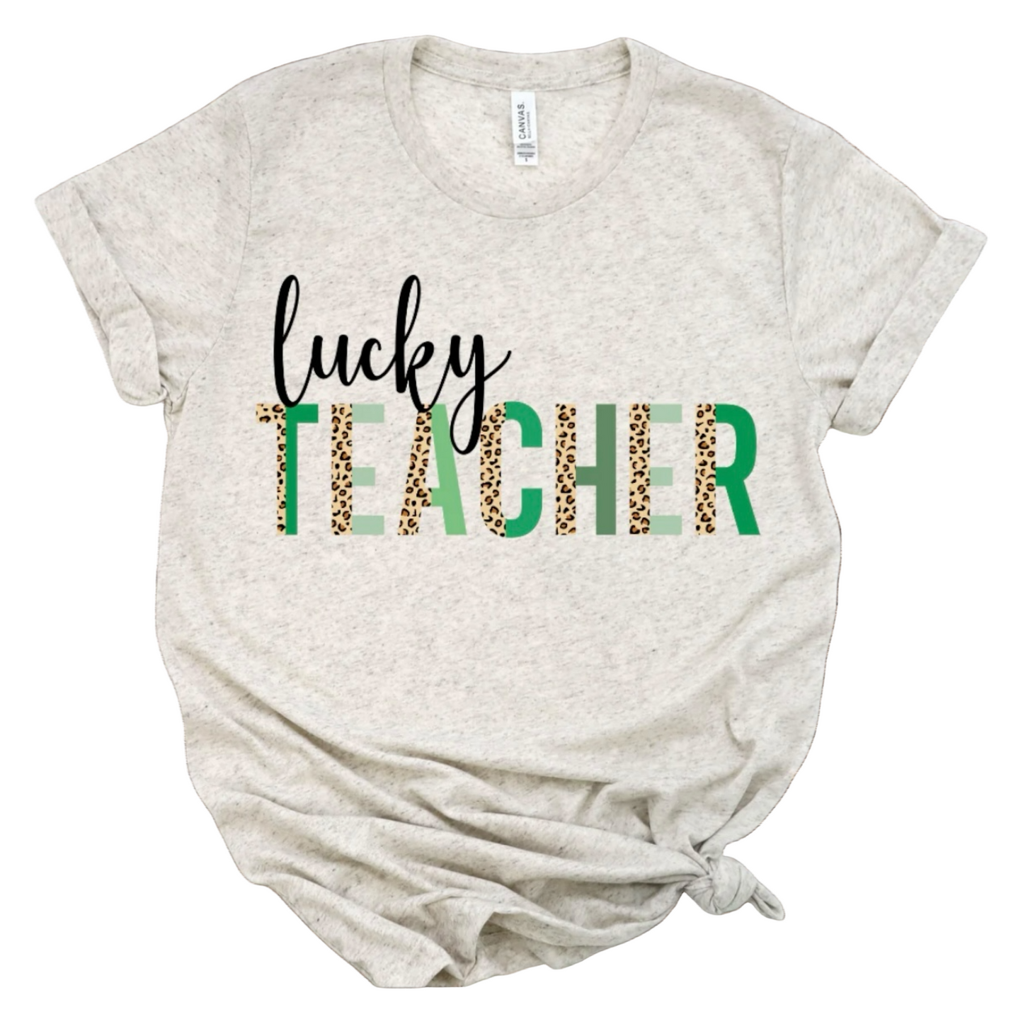 Lucky Teacher - fancy font