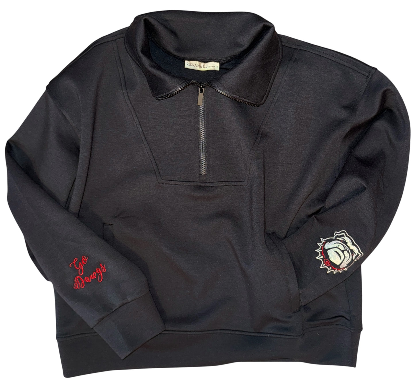 Black Quarter Zip