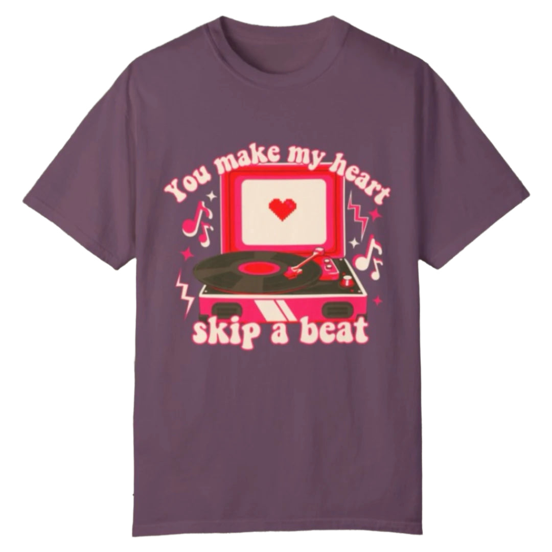Skip A Beat VDay Tee - Southern Obsession Co.