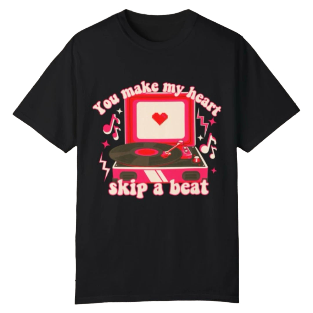 Skip A Beat VDay Tee - Southern Obsession Co.