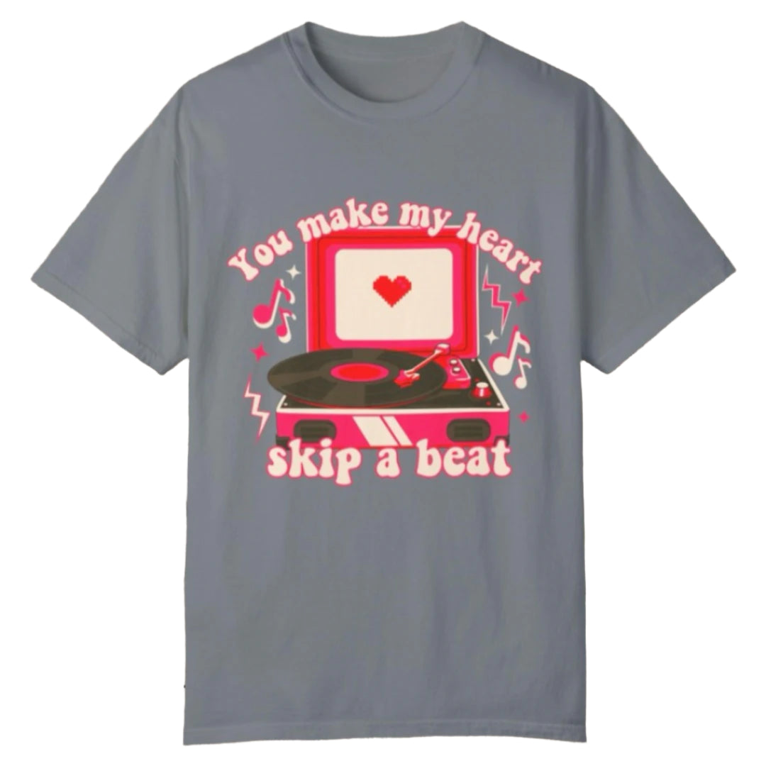 Skip A Beat VDay Tee - Southern Obsession Co.