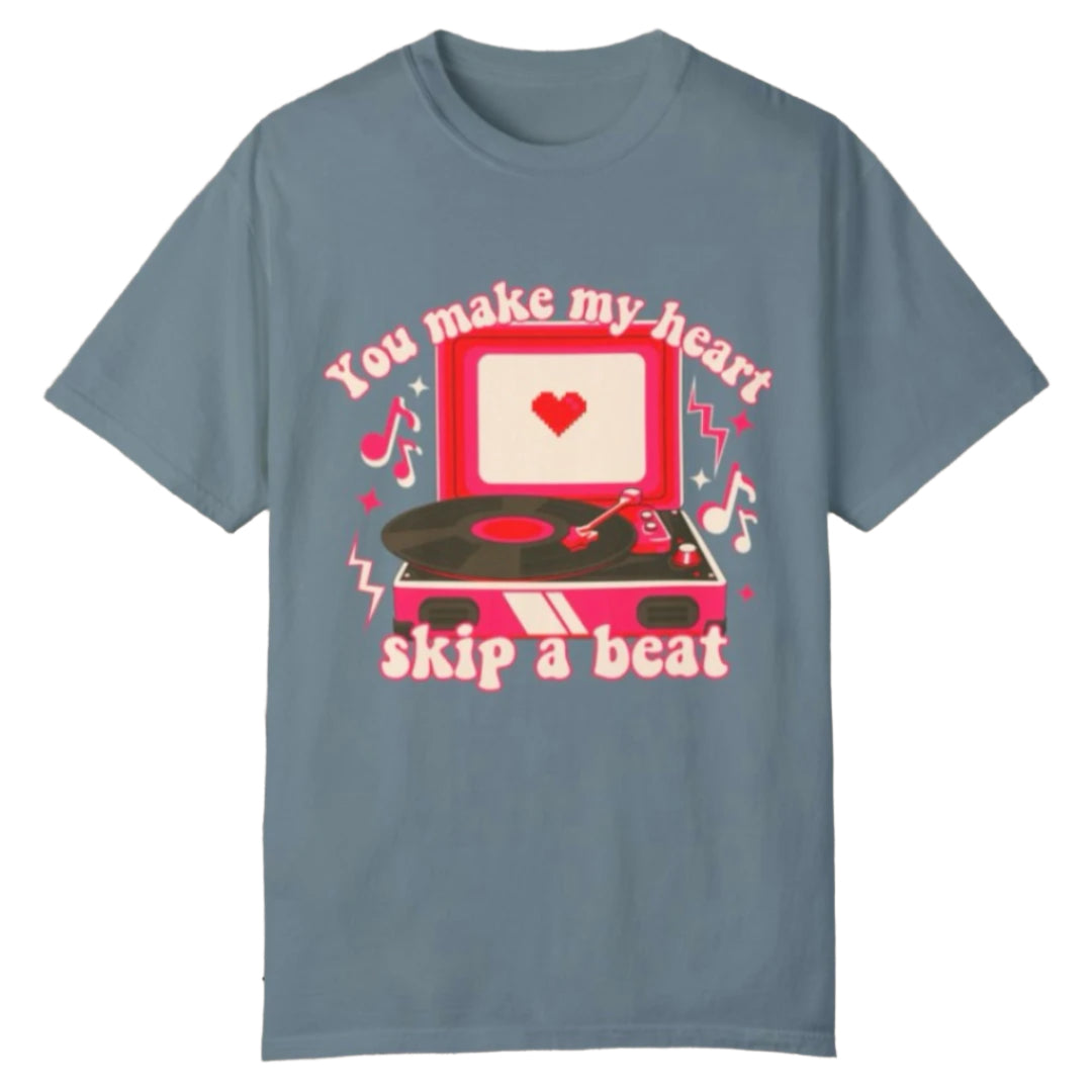 Skip A Beat VDay Tee - Southern Obsession Co.