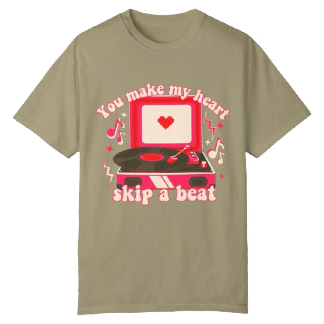 Skip A Beat VDay Tee - Southern Obsession Co.