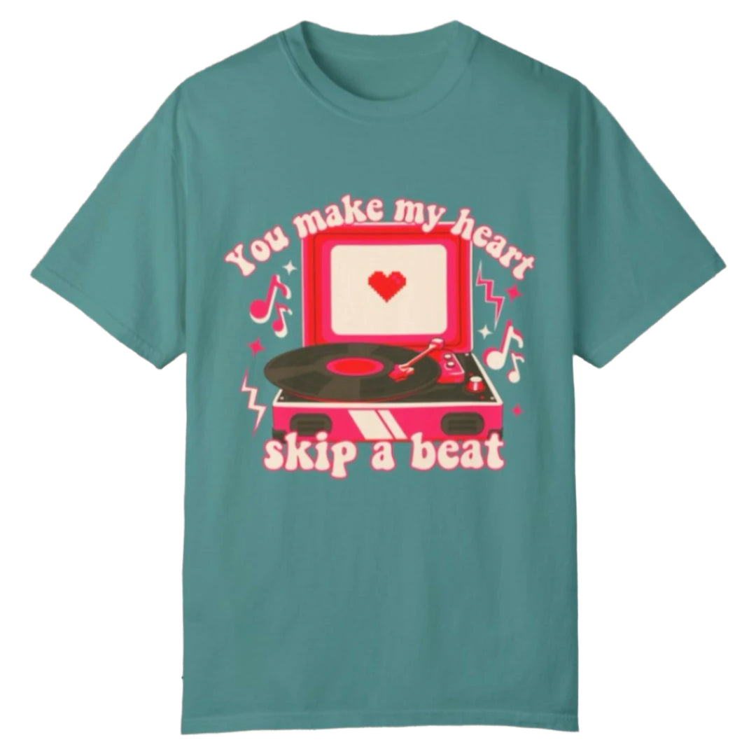 Skip A Beat VDay Tee - Southern Obsession Co.