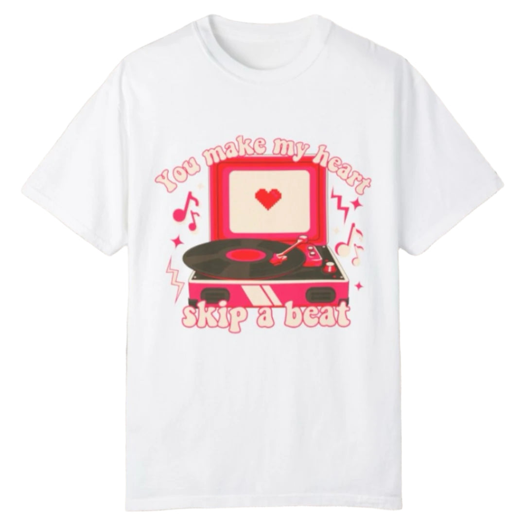 Skip A Beat VDay Tee - Southern Obsession Co.