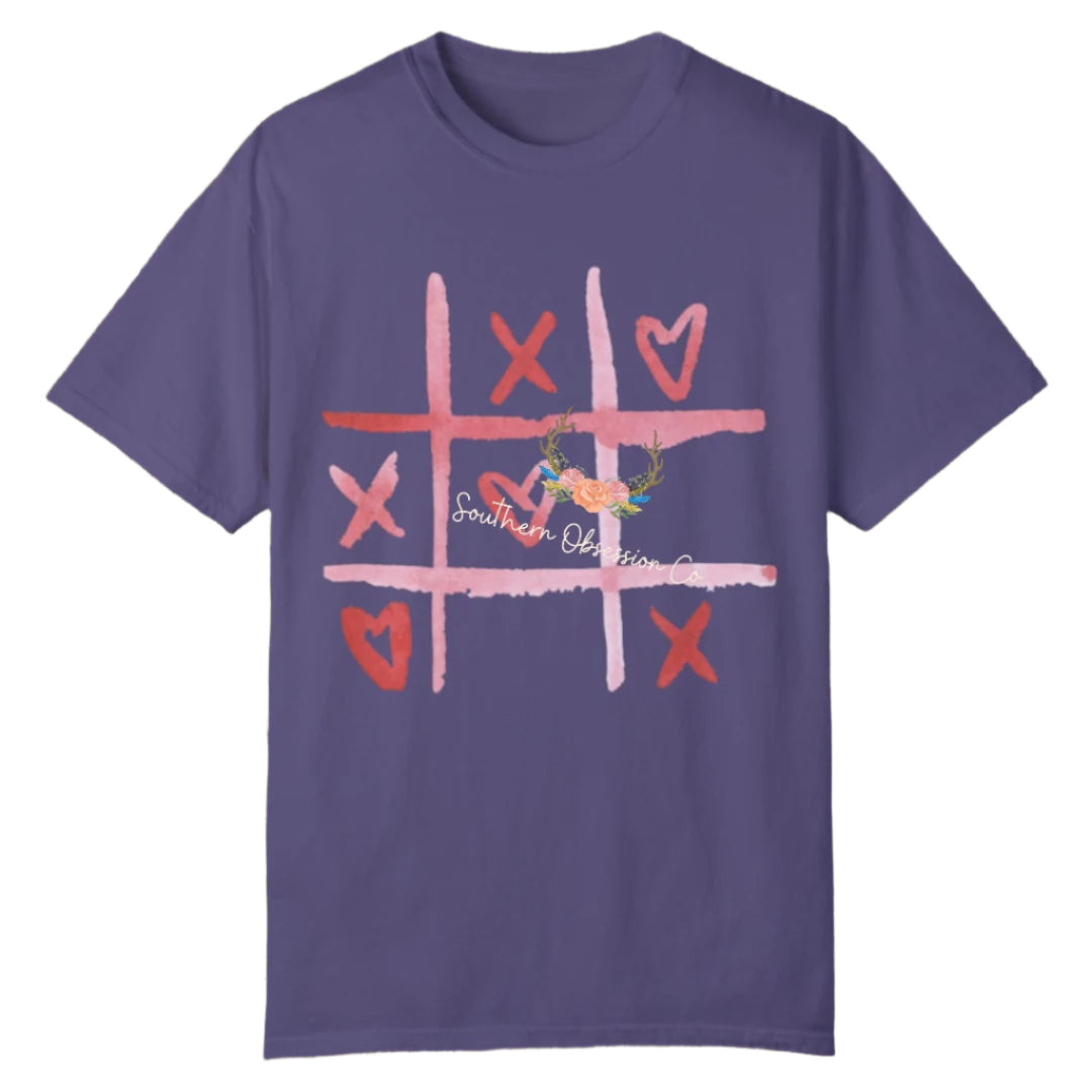 Tik Tac Toe XOXO Tee - Southern Obsession Co.