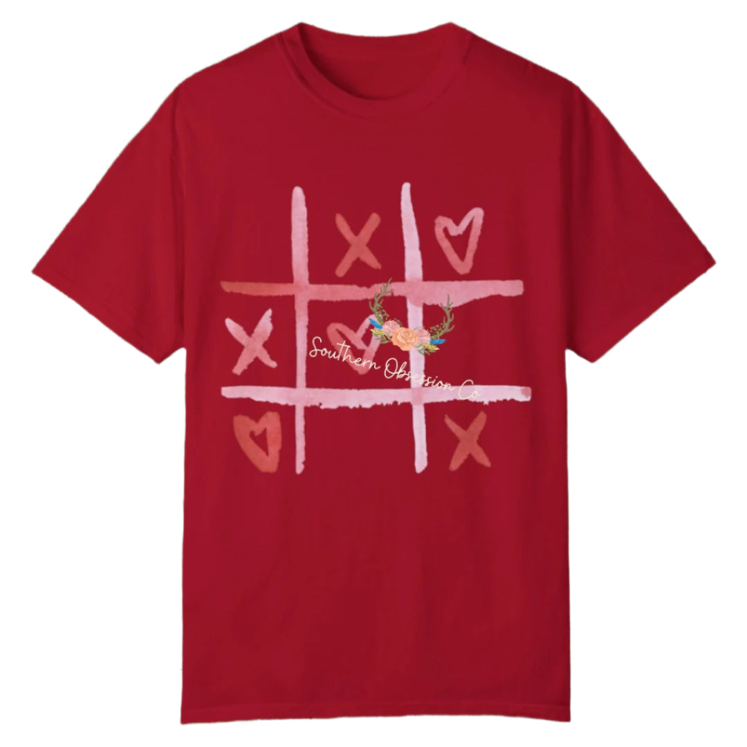 Tik Tac Toe XOXO Tee - Southern Obsession Co.