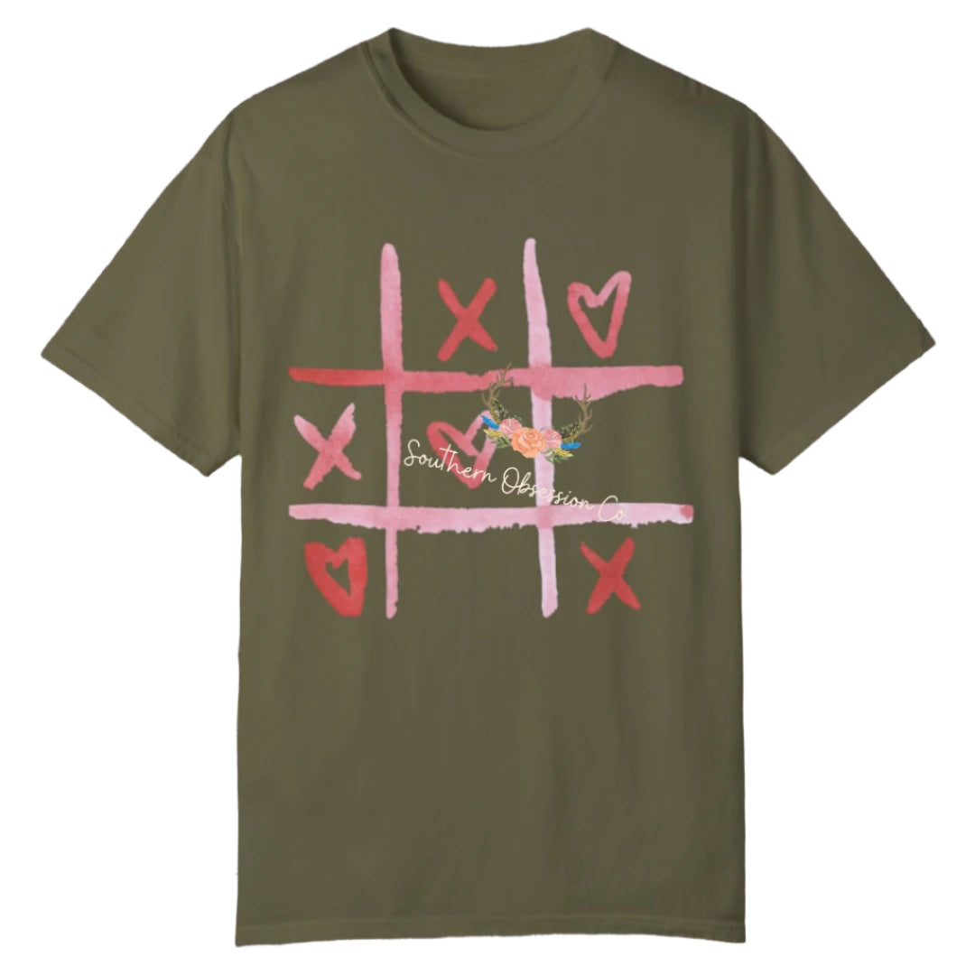 Tik Tac Toe XOXO Tee - Southern Obsession Co.
