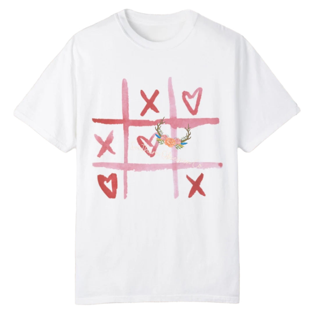 Tik Tac Toe XOXO Tee - Southern Obsession Co.