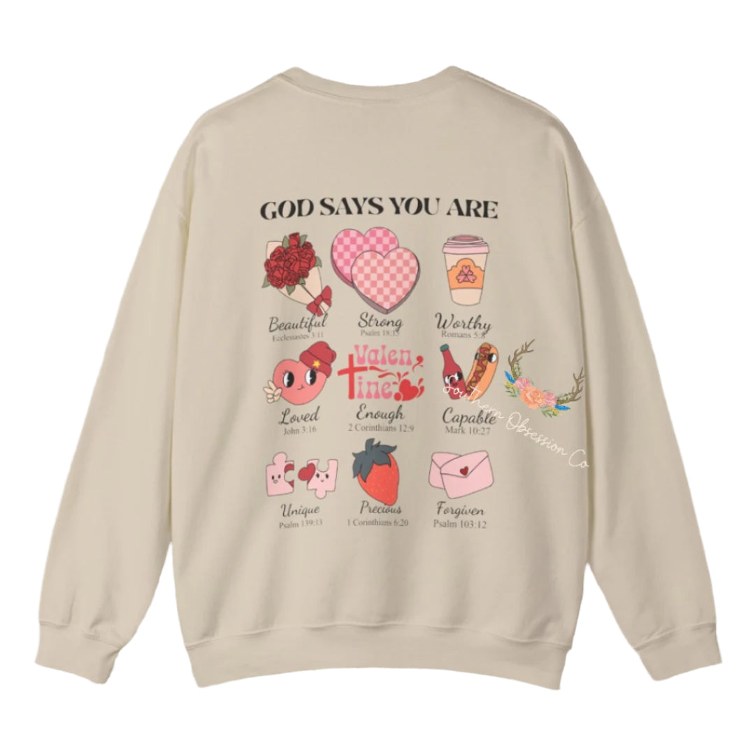 ValenTine "God Says" Tee - Southern Obsession Co.
