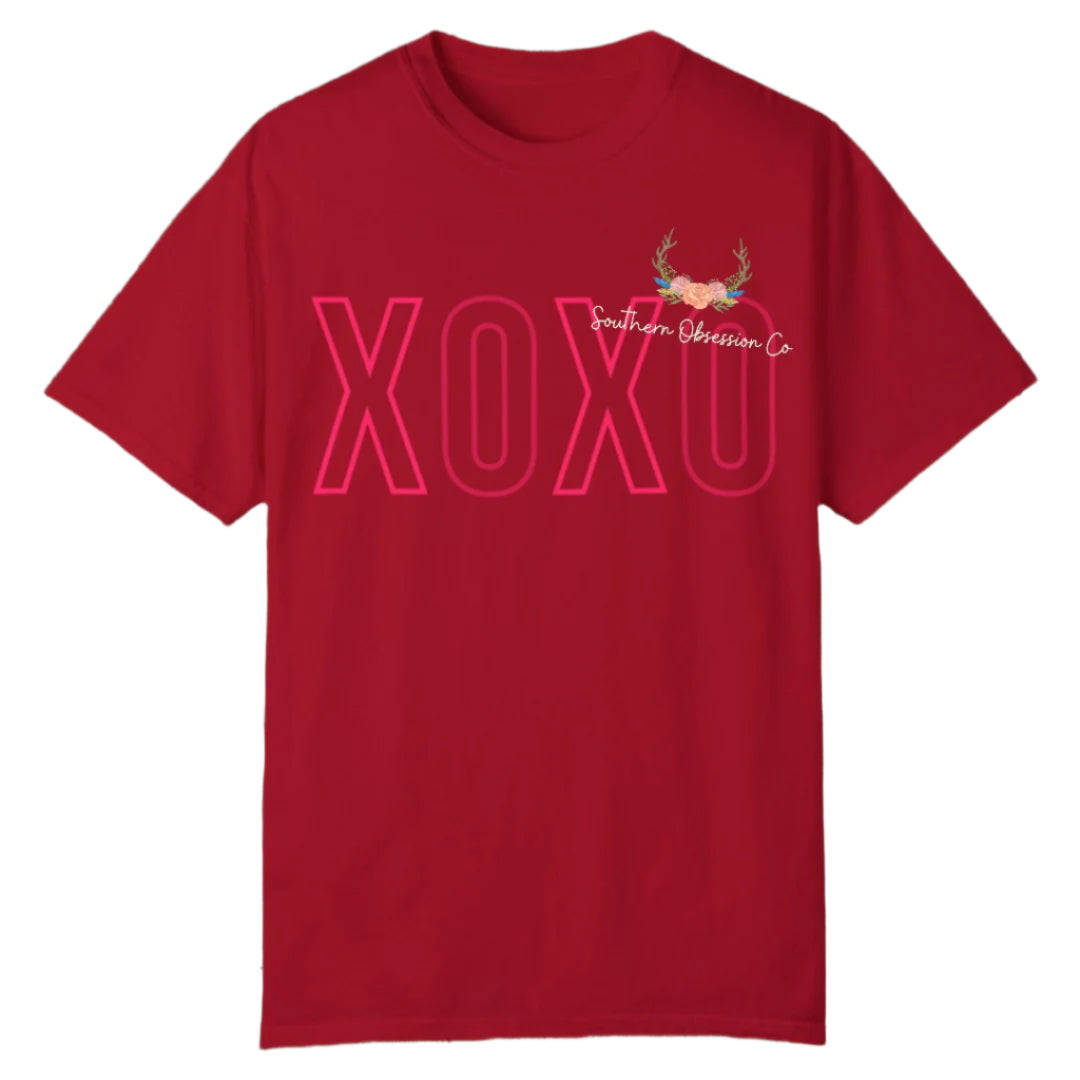 XOXO VDay Tee - Southern Obsession Co.