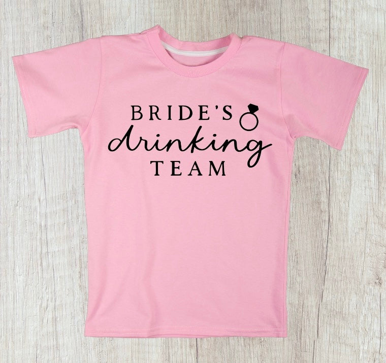 Bride's Drinking Team Tee - Southern Obsession Co.
