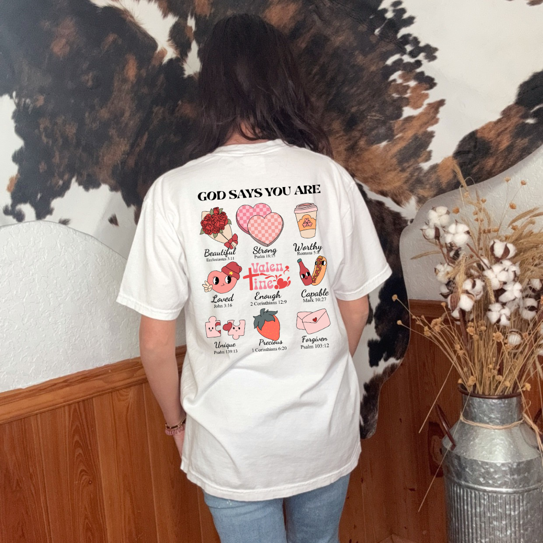 ValenTine "God Says" Tee - Southern Obsession Co.