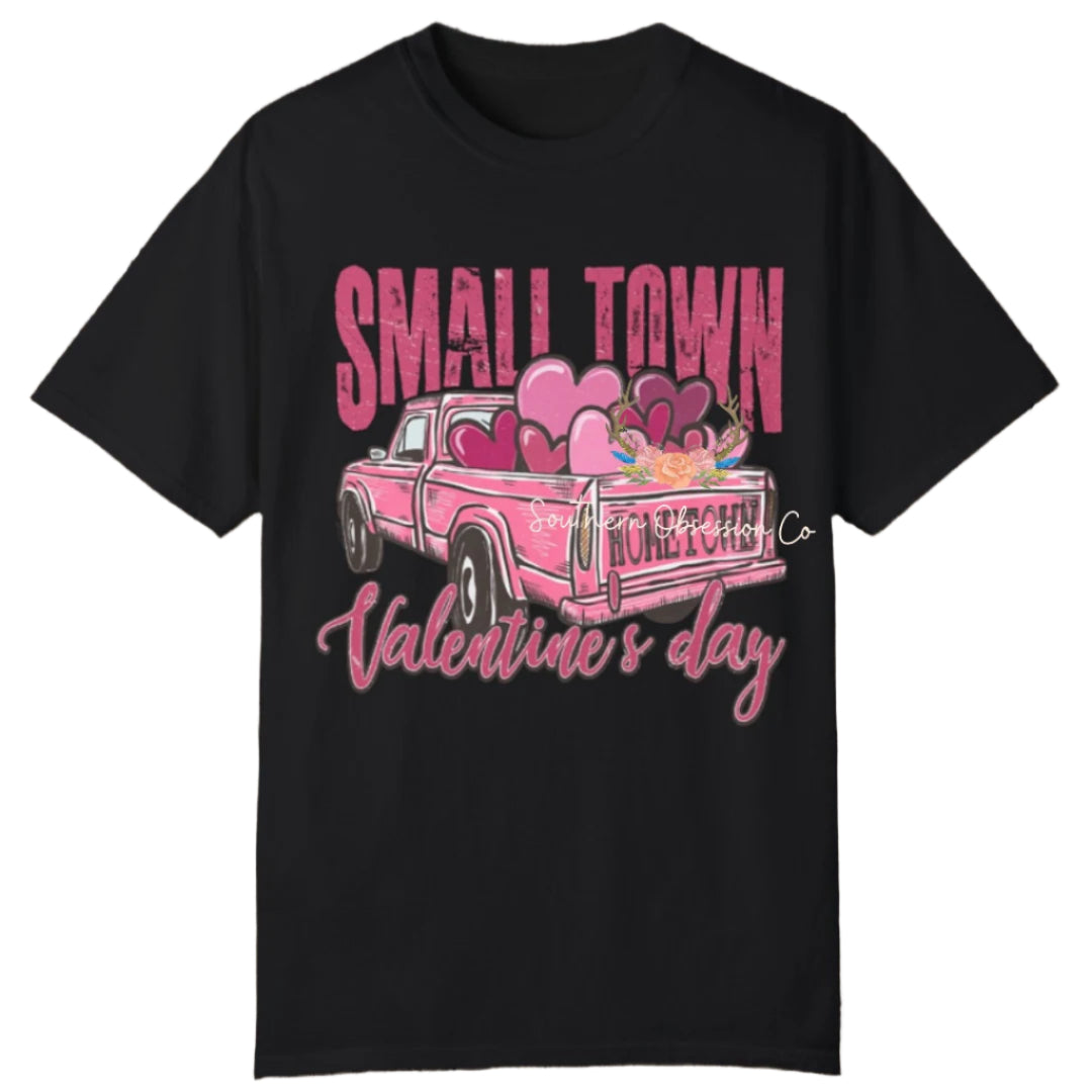 Small Town Valentine Tee - Southern Obsession Co.