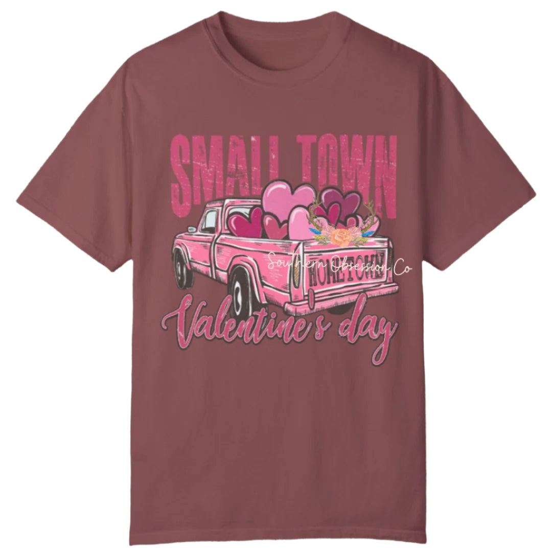Small Town Valentine Tee - Southern Obsession Co.