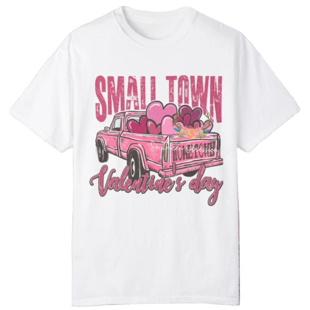 Small Town Valentine Tee - Southern Obsession Co.