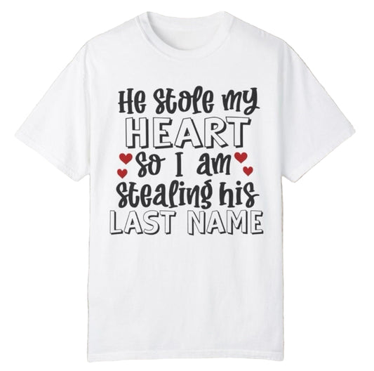 Stealing Last Name Tee - Southern Obsession Co.
