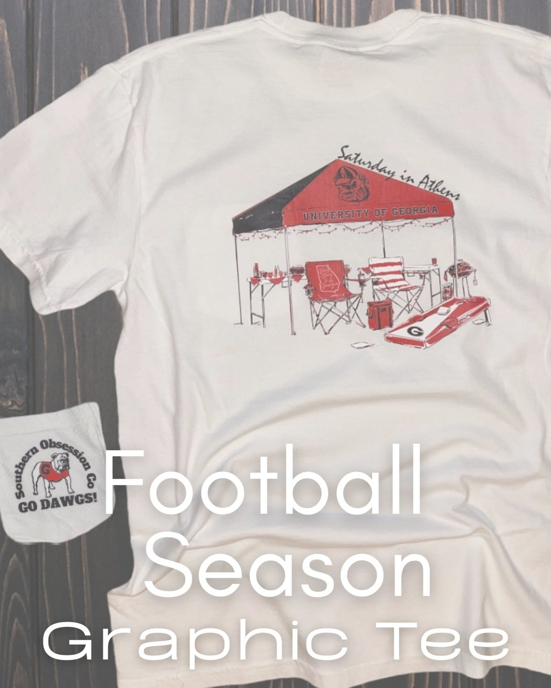  Football Season Graphic Tee