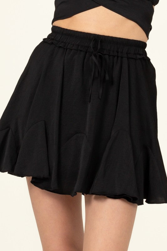 Not Your Girl Ruffled Mini Skirt - Southern Obsession Co. 