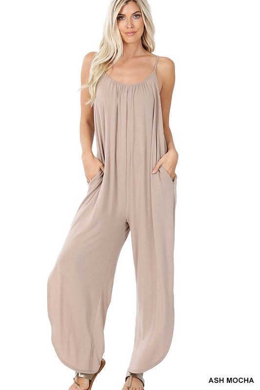 Jumpsuit with Side Slits - Southern Obsession Co. 
