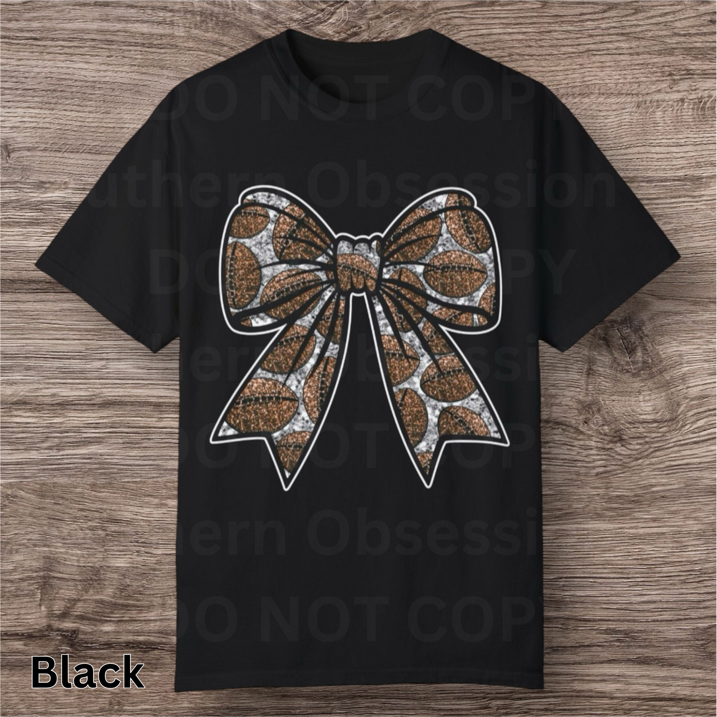 Bow Football Tee