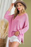 Crew Neck Knit Sweater - Southern Obsession Co. 