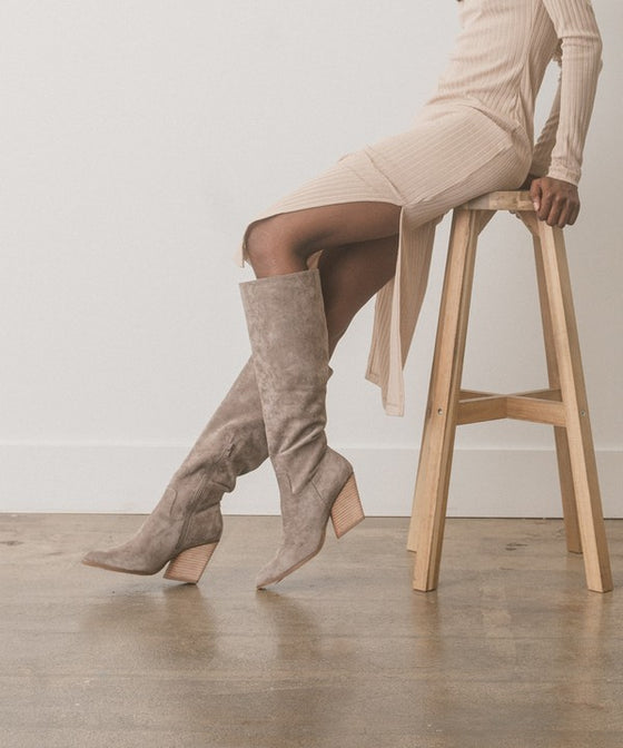 Lacey - Knee High Western Boots - Southern Obsession Co. 