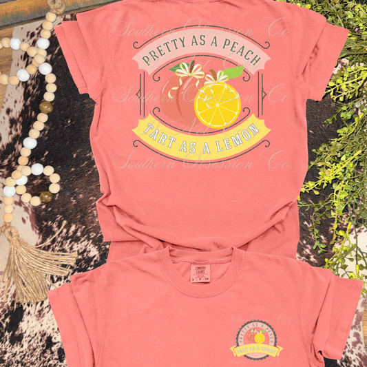 Pretty As A Peach Tee 2