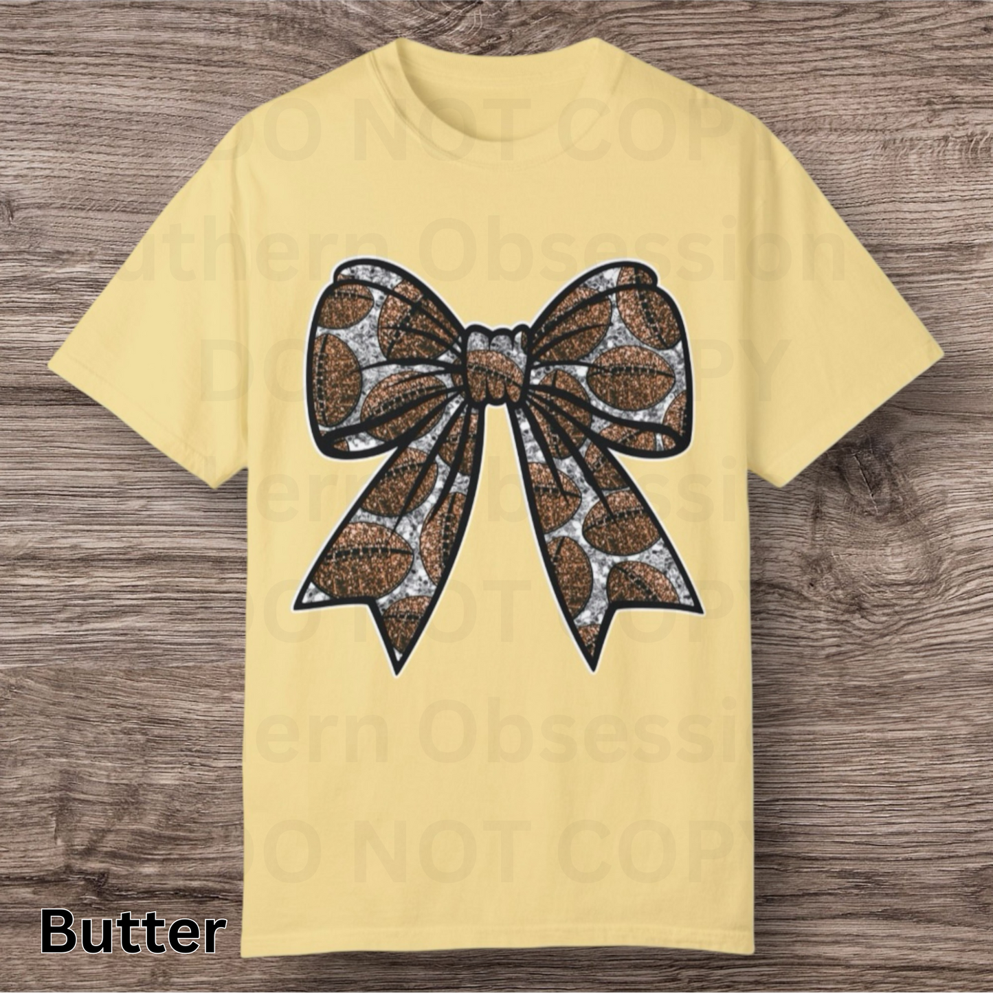 Bow Football Tee