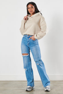  Distressed Wide Leg Jeans - Southern Obsession Co. 