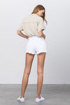 HIGH RISE WHITE SHORTS - Southern Obsession Co. 
