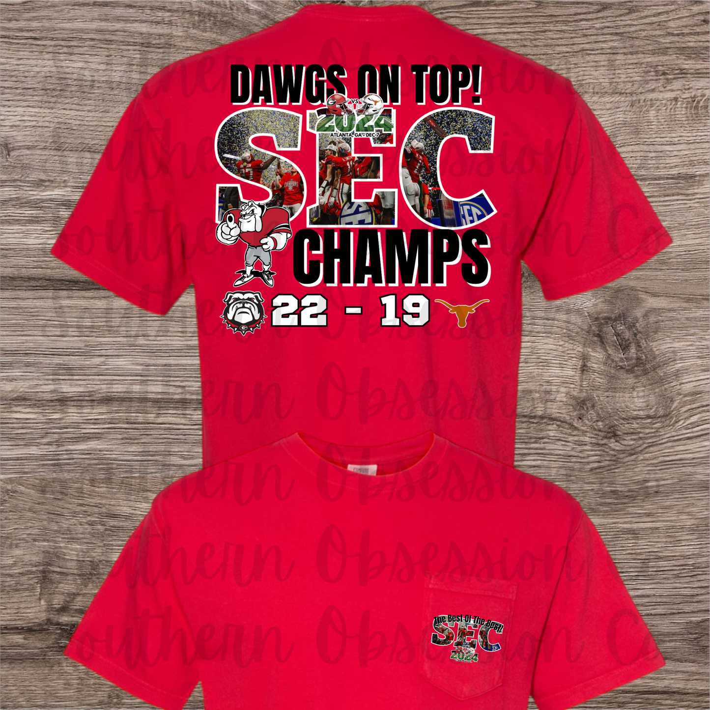 2024 SEC Champs Red Tee