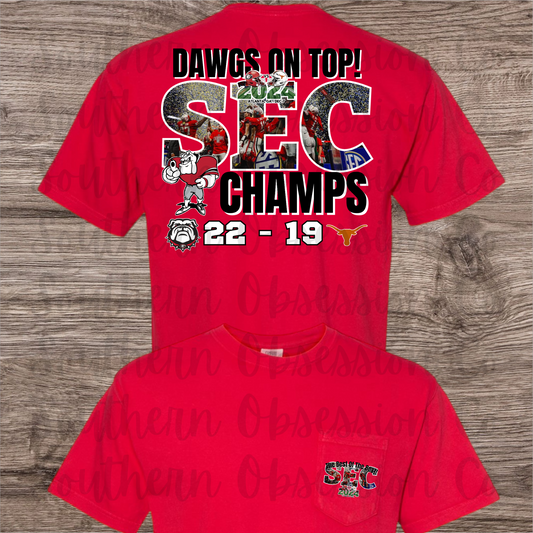 2024 SEC Champs Red Tee