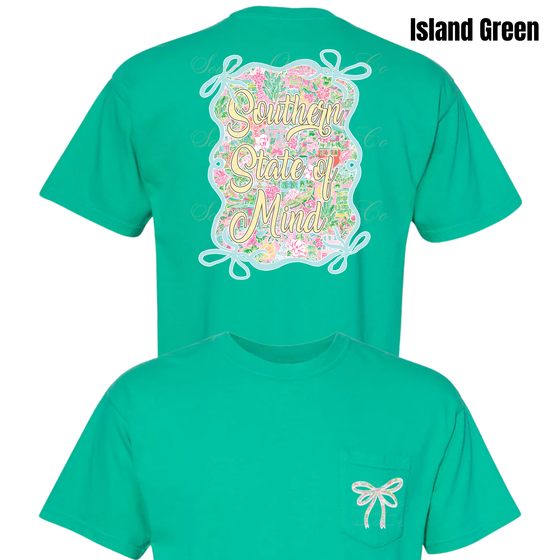 Blue Southern State Of Mind Tee