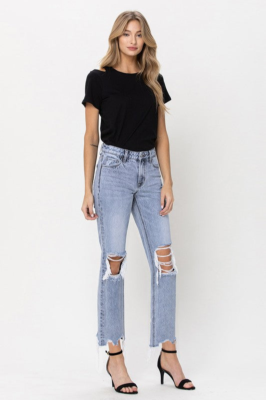 Super High Rise Crop Jeans - Southern Obsession Co. 