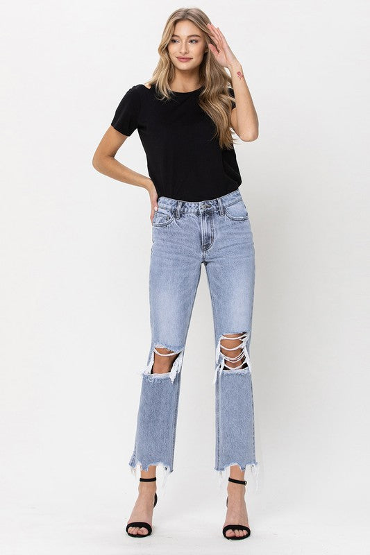 Super High Rise Crop Jeans - Southern Obsession Co. 