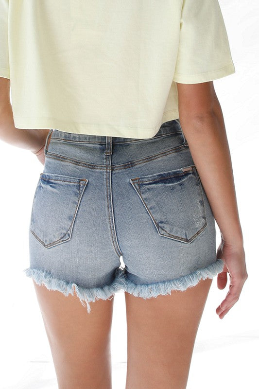 FRONT RIBBON TIE DETAIL SHORTS - Southern Obsession Co. 