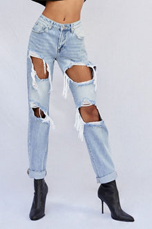  Ripped Baggy Jeans - Southern Obsession Co. 
