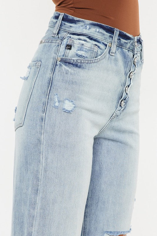 Ultra High Rise 90's Flare Jeans - Southern Obsession Co. 