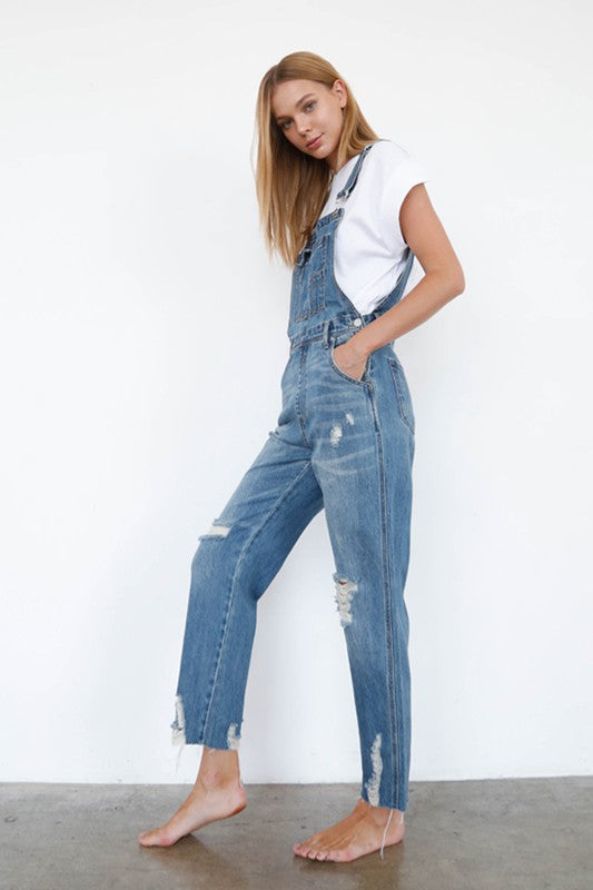 SLIM STRAIGHT OVERALLS - Southern Obsession Co. 